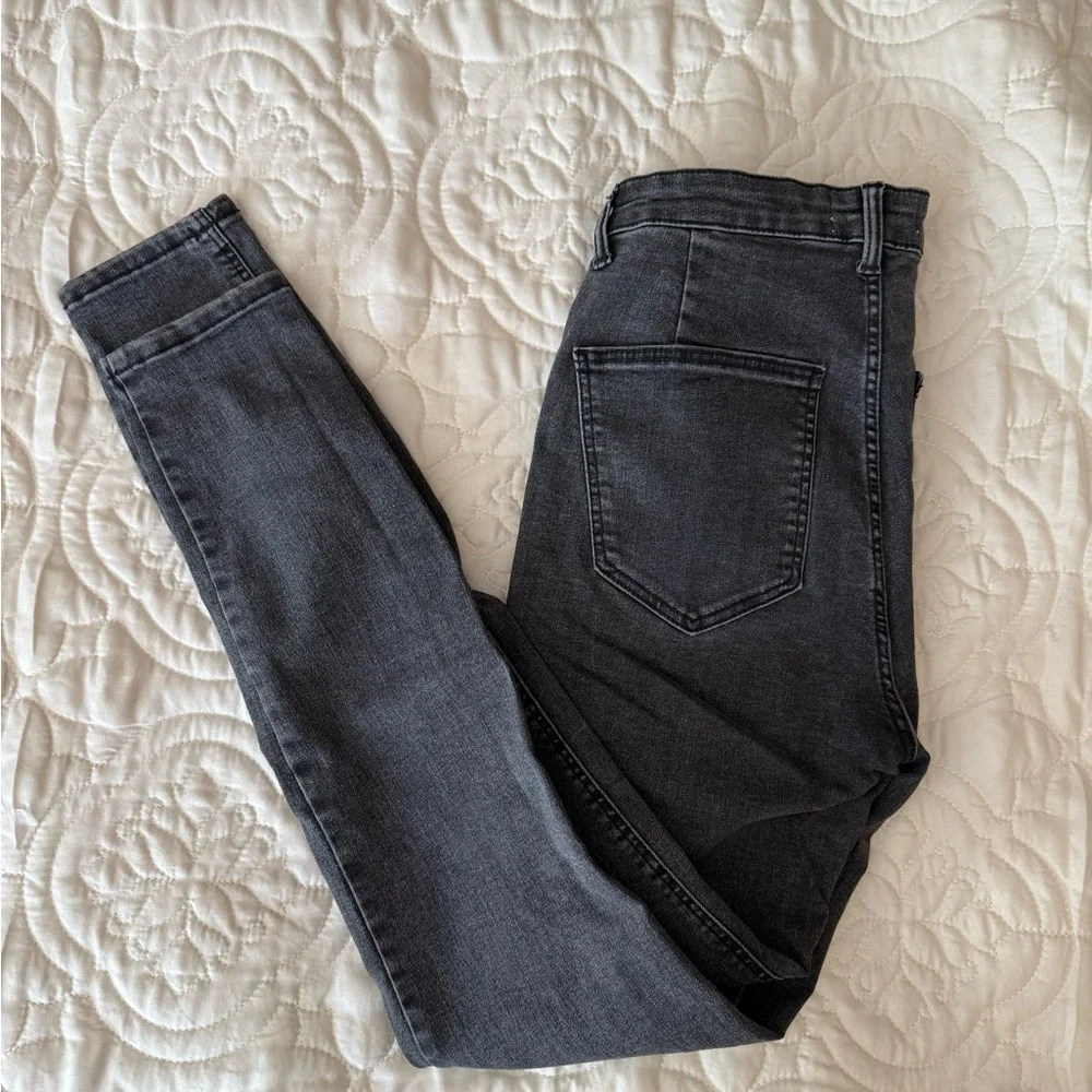Zara High Waisted Skinny Jeans - Picture 3 of 5